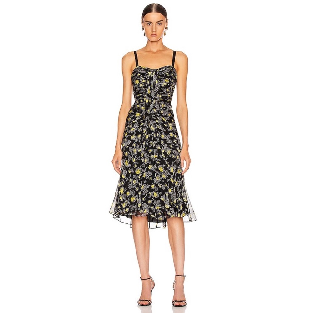 NWOT Cinq a Sept silk chiffon Margot dress
